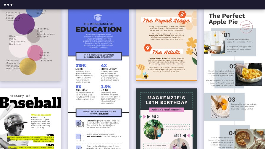 infographic templates by befunky