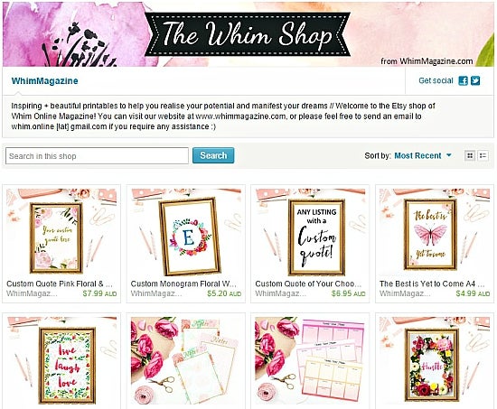 Whim Magazine Etsy Case Study - BeFunky Blog 3