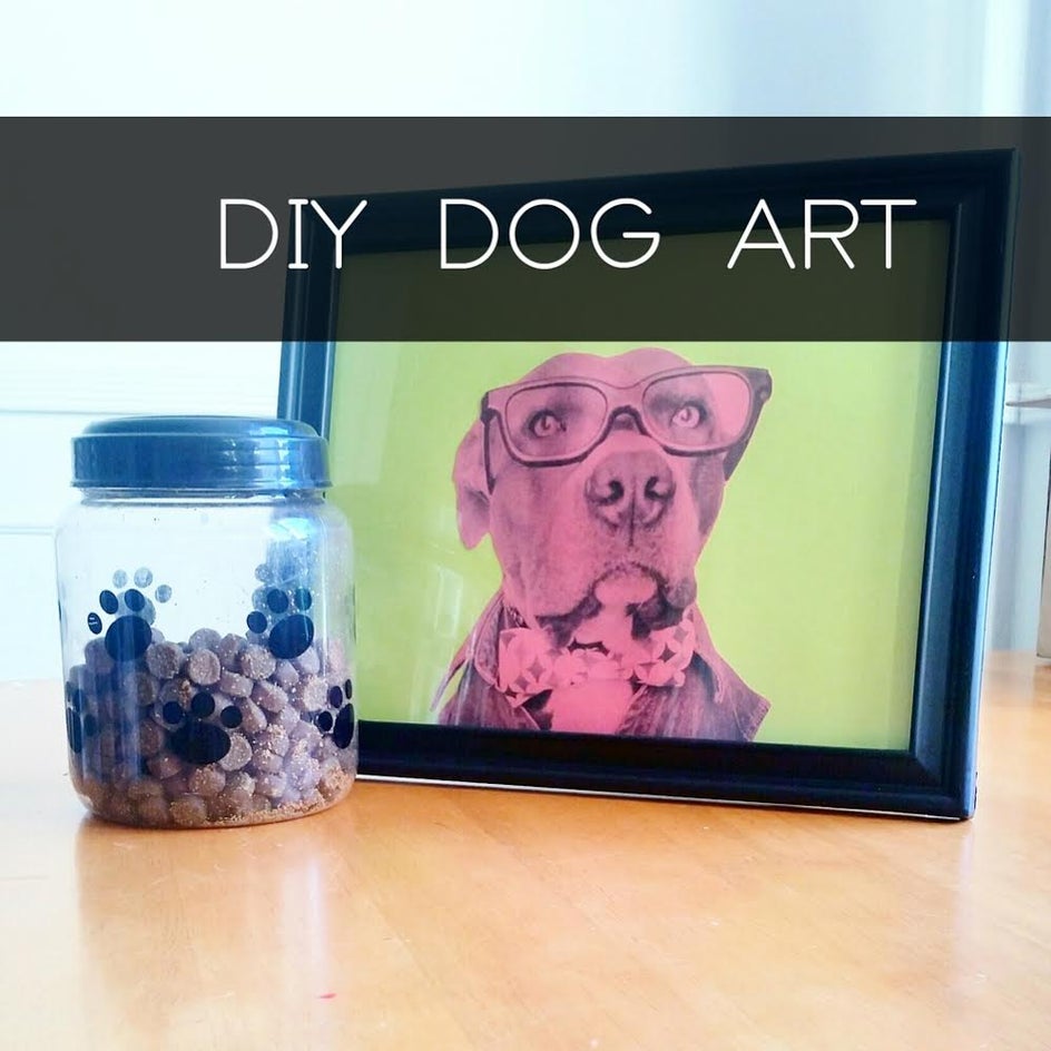 diy dog art created with BeFunky