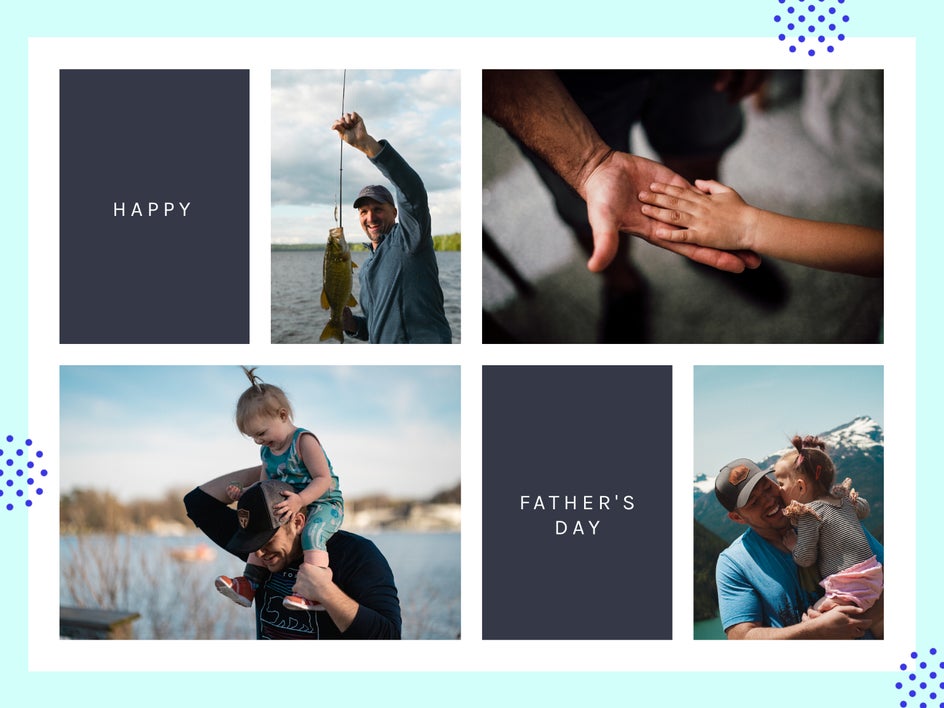 fathers day collage