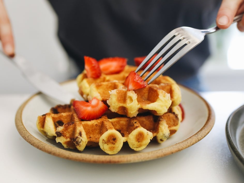 waffle breakfast