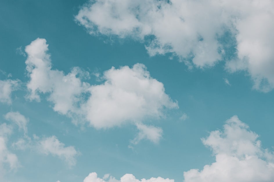 blue sky with clouds