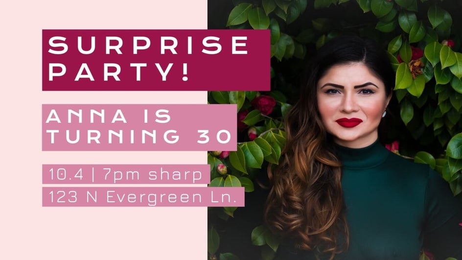 Facebook Event Cover templates for party