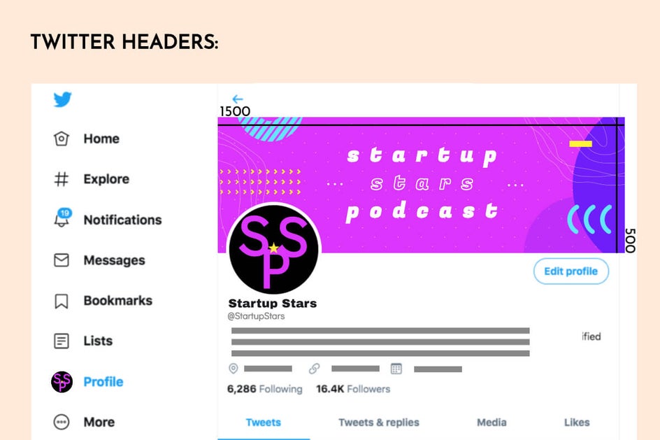 Twitter Header Sizing