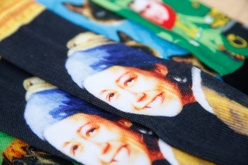 custom cartoon socks