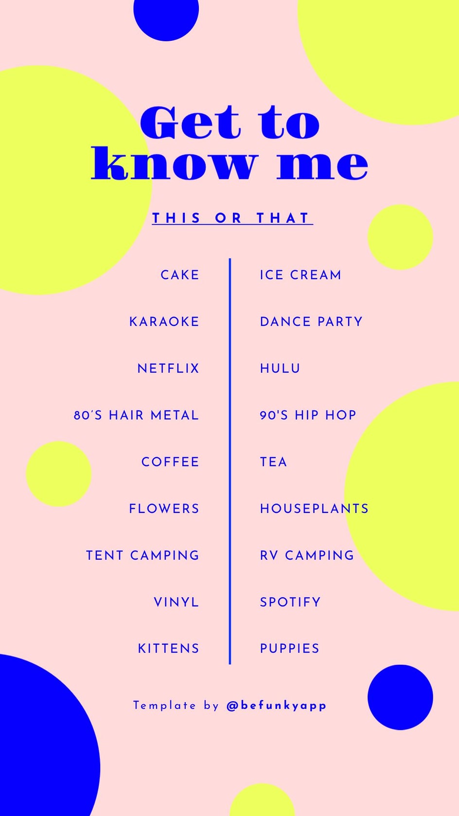 Instagram story templates