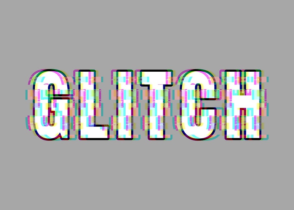 Glitch Text Final After