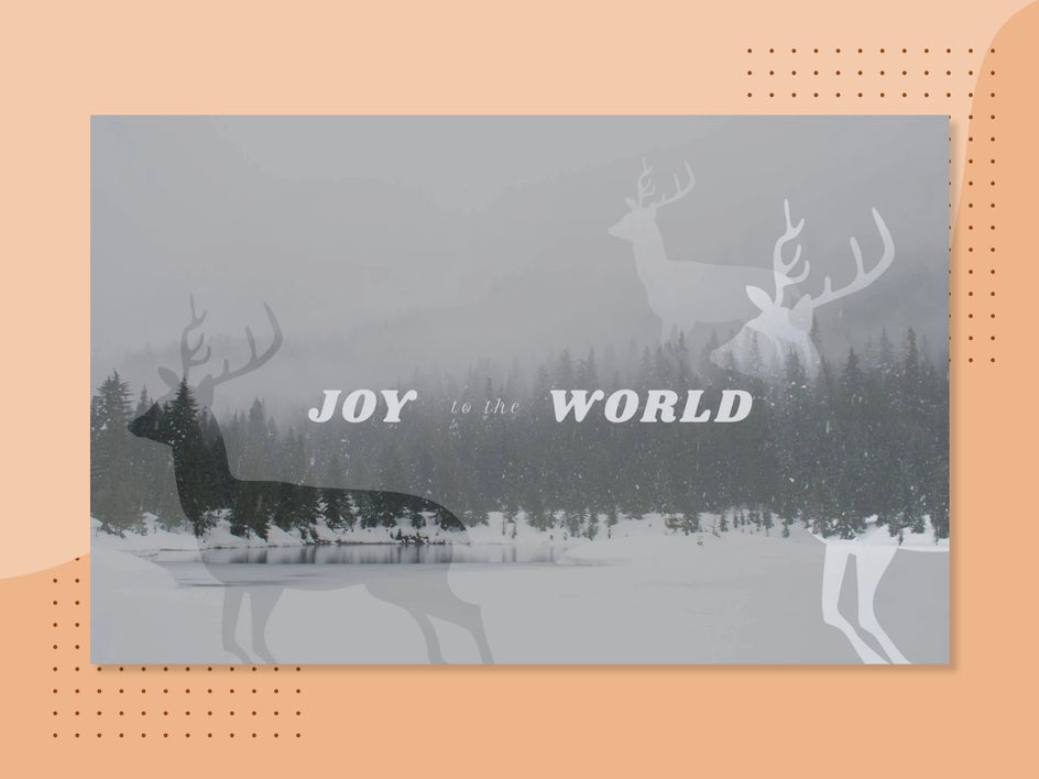 holiday overlays layered images