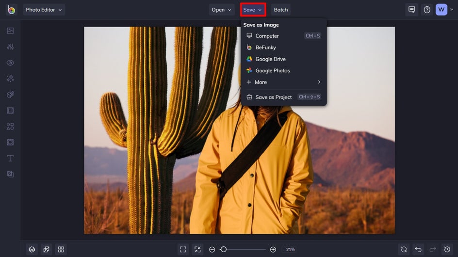 save your new cutout layer