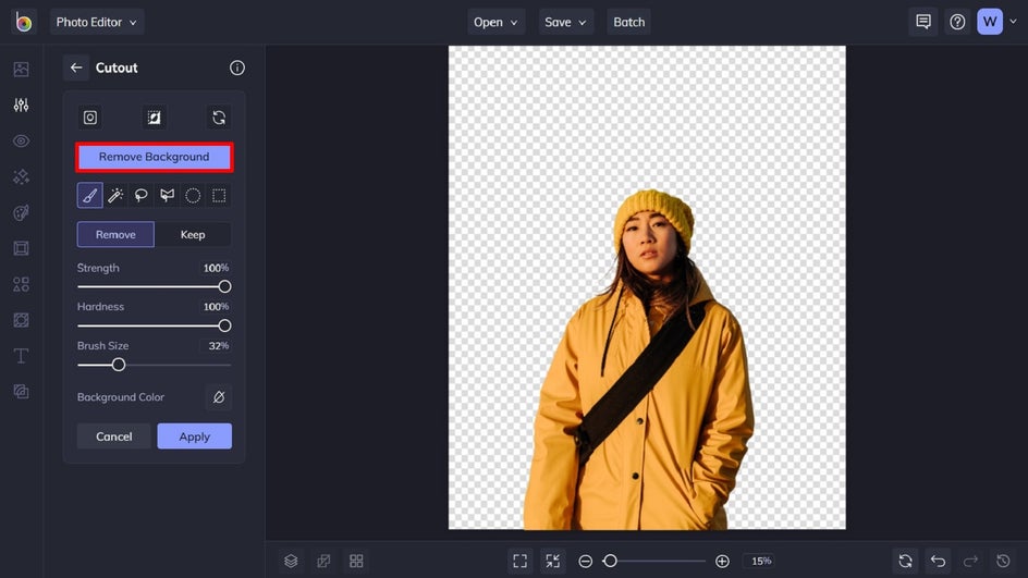 remove background tool