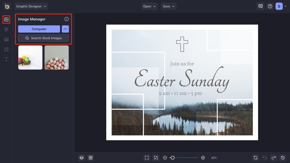 image manager for easter
