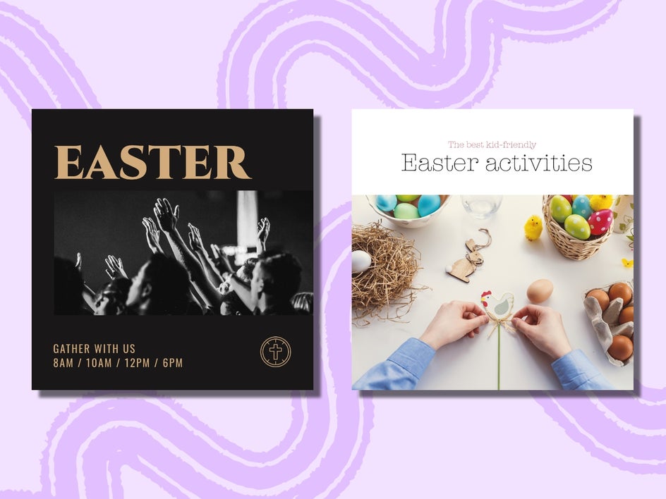 easter instagram templates