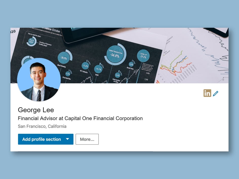 finance linkedin profile