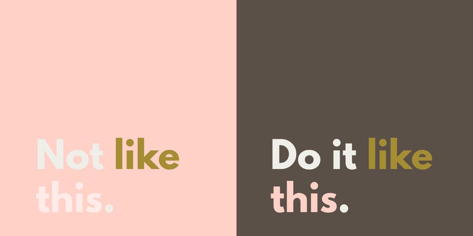 Color scheme web accessibility