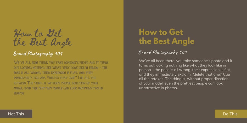 web accessibility photo typography