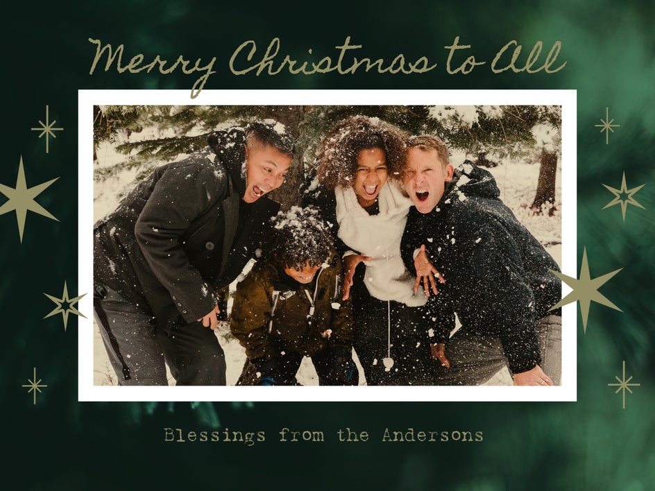 holiday photo tips card text