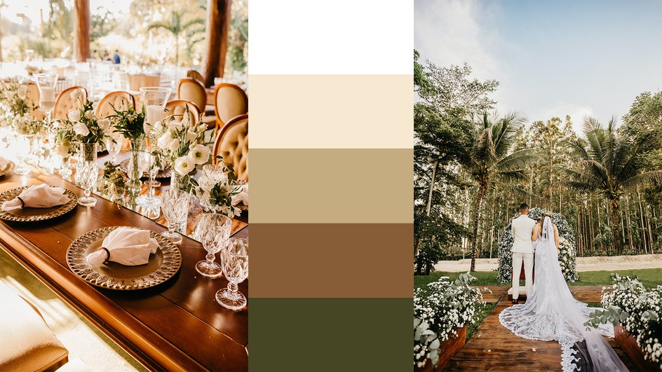 wedding colors natural