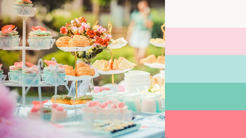 wedding colors pastel