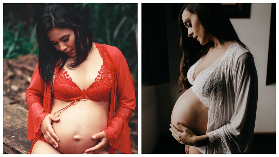 boudoir maternity photoshoot